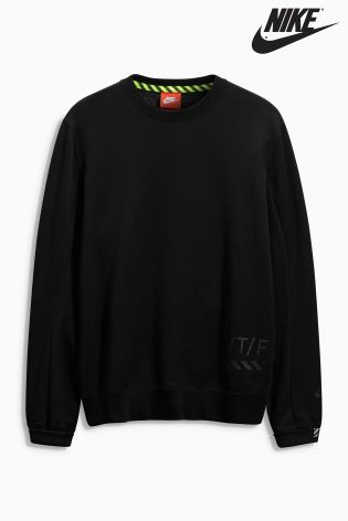 Black Nike RU Crew Sweatshirt